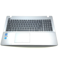תושבת פלסטיק עליונה כולל מקלדת ועכבר מגע למחשב אסוס Asus X550CA 15.6 Palmrest Touchpad Keyboard 13NB00T1AP1211 13N0-PEA0Q11